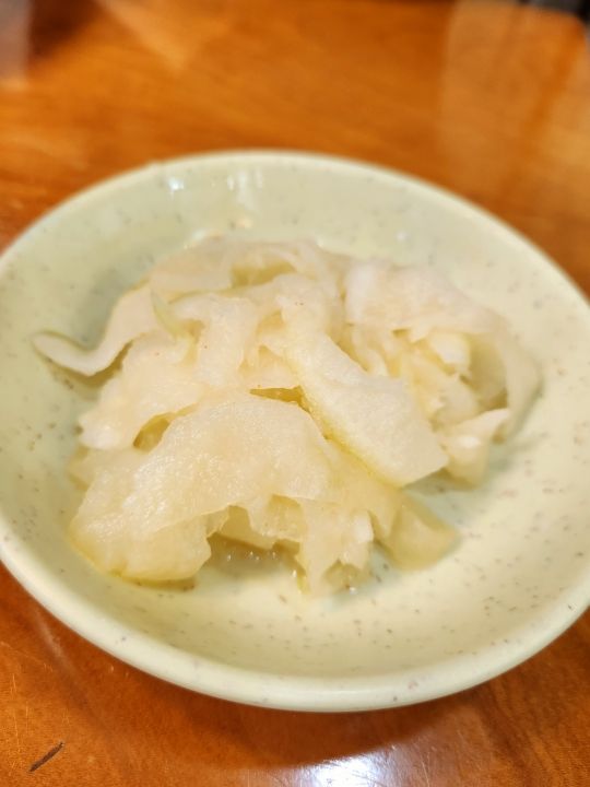 大根の甘酢漬け　これが合うんです♪
