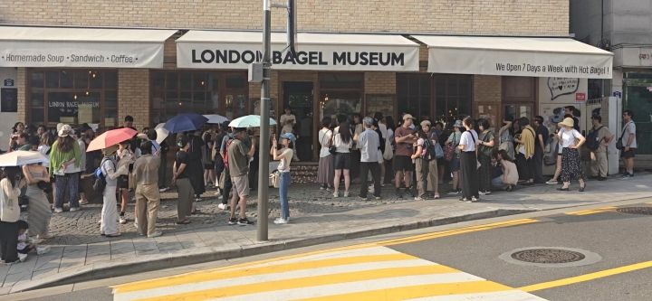 日曜日の朝8:30に行った時の様子