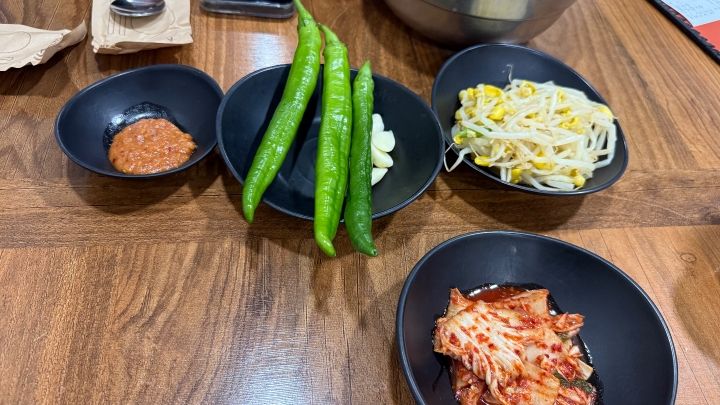 キムチも辛すぎずGOO