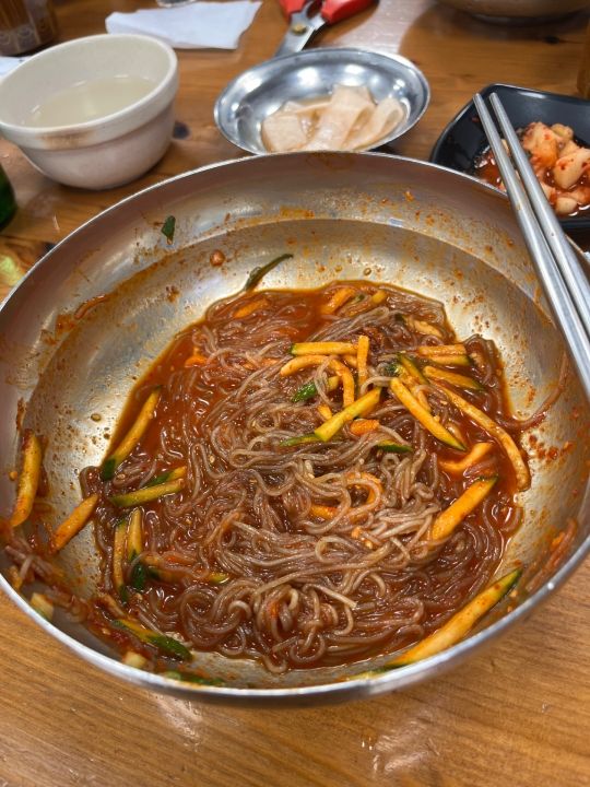 スープを入れてまぜたあと