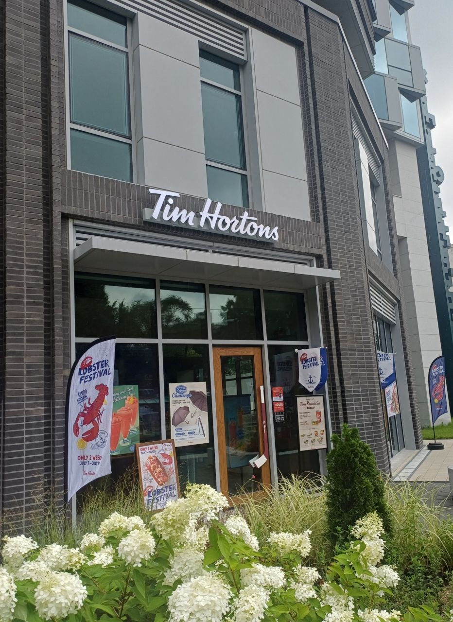 韓国　半鐘 Tim Hortons 公平G1ソウル店｜仁寺洞・鐘路(ソウル)のグルメ