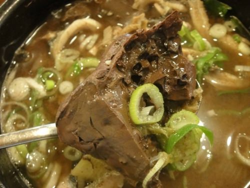 これがソンジ。おいしいですよ。