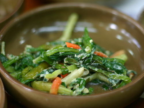 青菜の和え物。