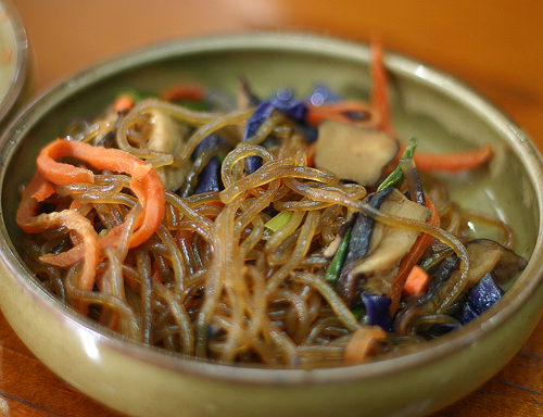 一番食べやすかったチャプチェ。