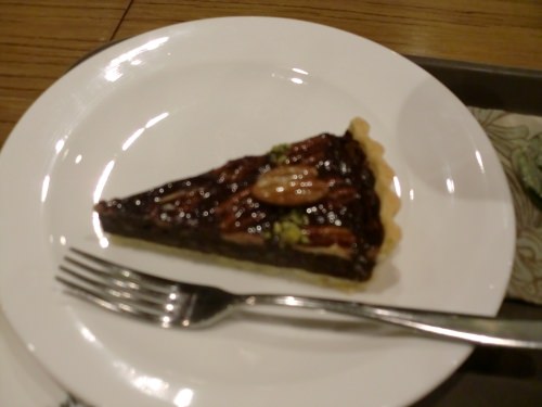 濃厚なチョコレートピーカンパイ