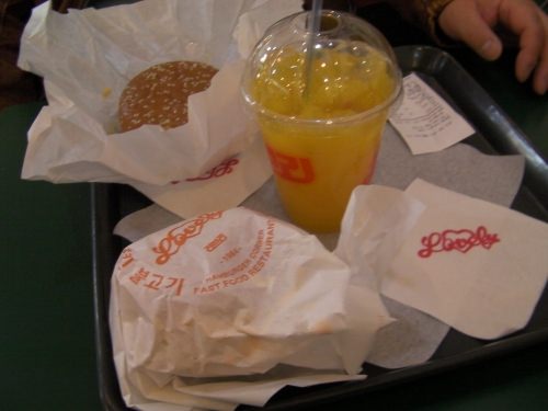 オレンジジュースも美味しい