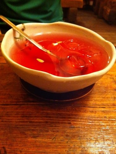 冷やしざくろ茶