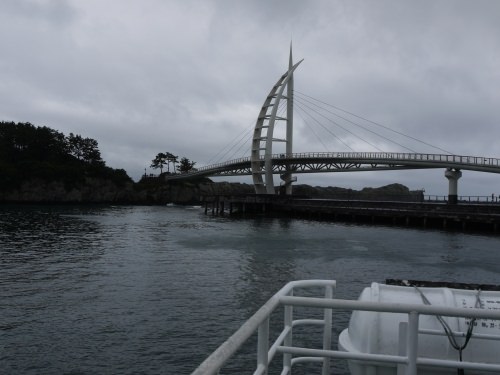 出発地点から見える橋です。