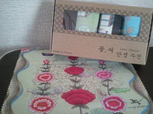 綺麗な花柄は母のメガネケースへ~