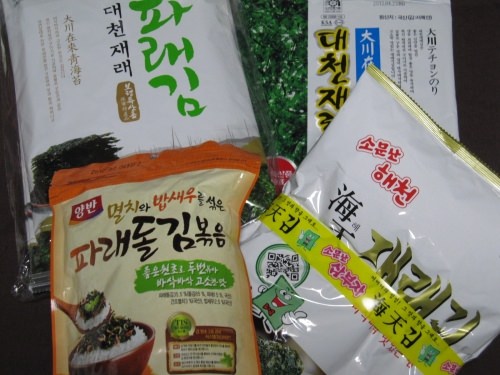 海苔類。迷ったら、在来海苔にします。