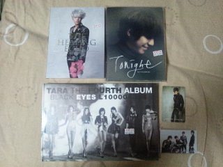 買った品々。これ+頼まれたT-Moneyカードを2枚買いました。CDは日本の半額位で変えました＾＾