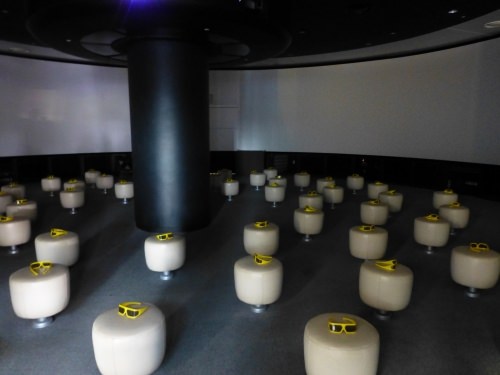 ５Ｄ映像館です。