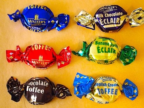 バナナ味、イングリッシュクリーム、ミルクチョコ味などなど