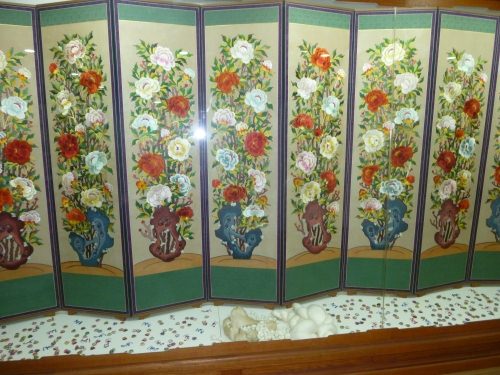 豪華な屏風