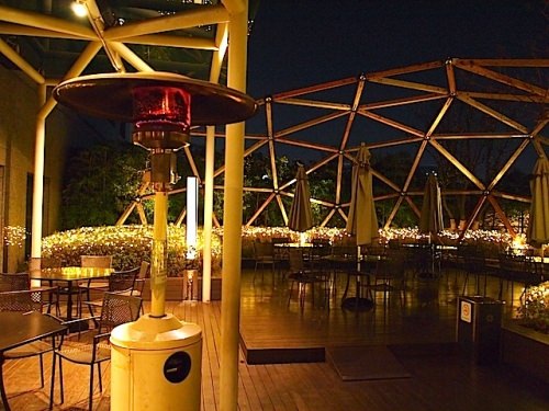 テラス席、とてもロマンティックでした