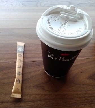 コーヒーが出てきました