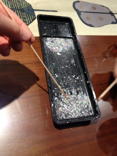 竹串で好きなパーツを選び・・・これが難しい(゜o゜)