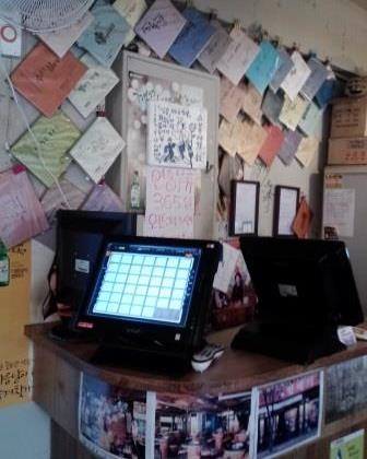 そしてドラマの台本？があるのは龍江洞店と同じ