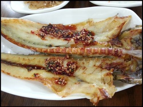 ムツゴロウの焼き魚