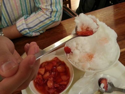 このパッピンスは混ぜずに少しずつすくって食べます♪