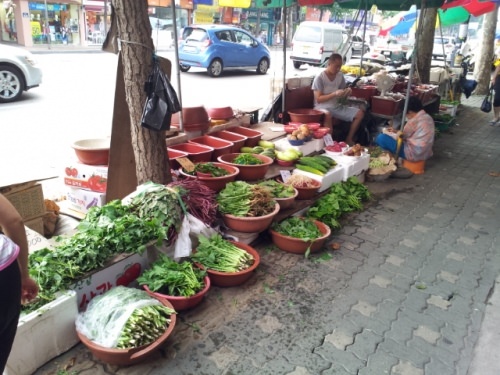 大通りに出て左に行きます。