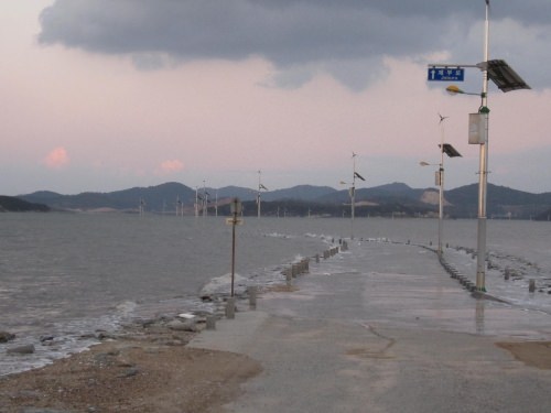 徐々に満潮になってきます